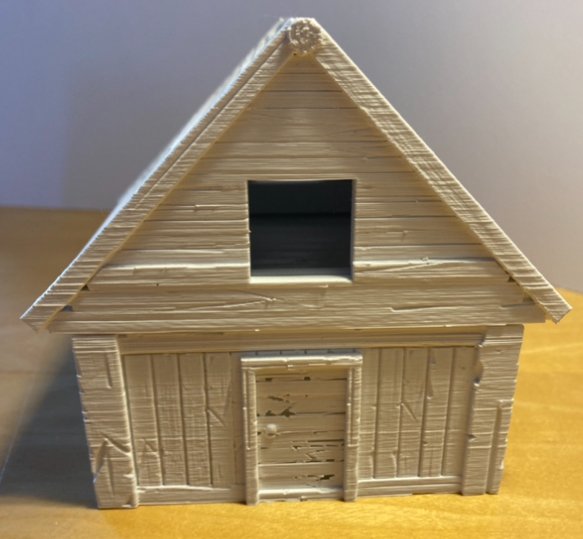 TownBlox Set: "Wooden shed with Roof"