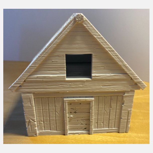 TownBlox Set: "Wooden shed with Roof"