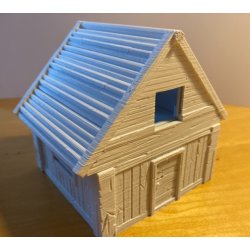 TownBlox Set: "Wooden shed with Roof"