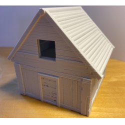 TownBlox Set: "Wooden shed with Roof"